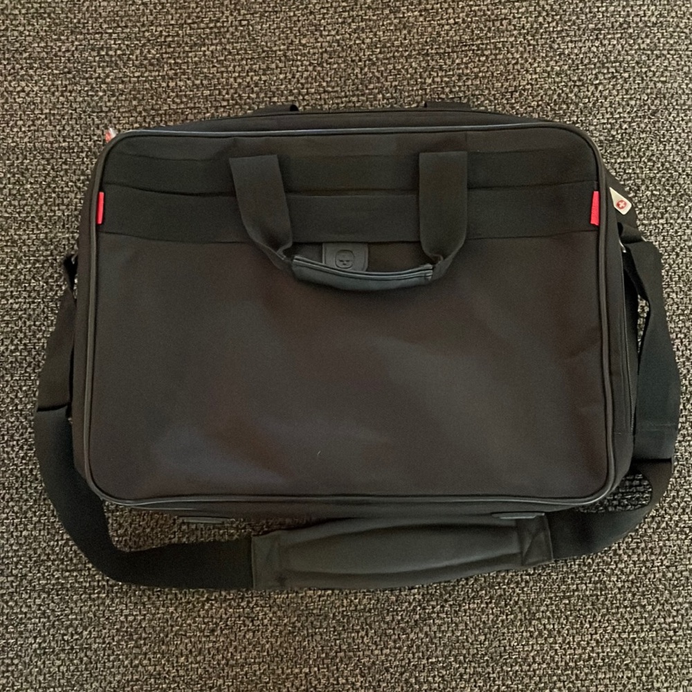 Swiss Laptop/Tablet Carry Bag with Shoulder Strap.
